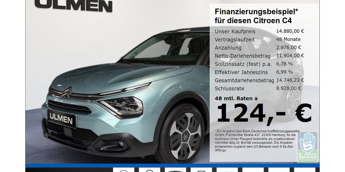 Citroen C4 14.639 km 14.880 &euro; Düsseldorf 40233