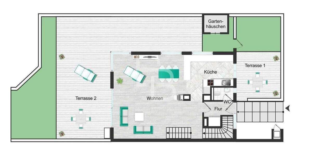 Reihenendhaus Köln Lindenthal - 6 Zimmer, 221 m&sup2;, 1.990.000&euro; | Angebot:25687093