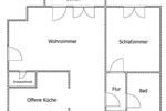 Dachgeschoßwohnung Düsseldorf Stadtbezirk 6 - 2 Zimmer, 59 m&sup2;, 846&euro; | Angebot:24408421