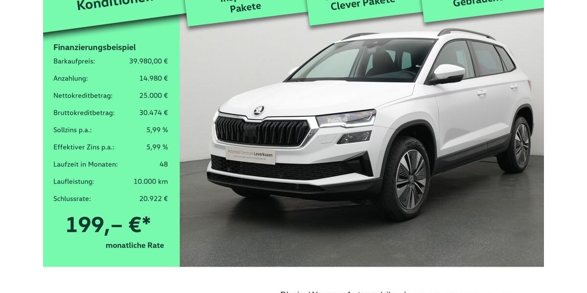 Skoda Karoq 1.009 km 36.980 &euro; Leverkusen 51379