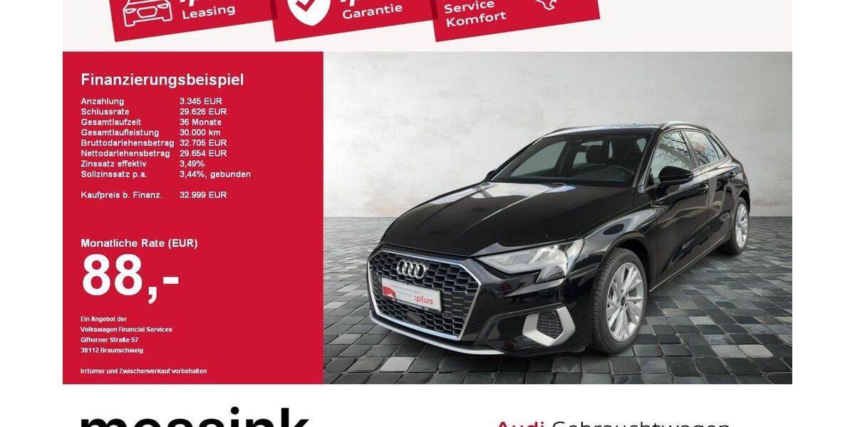 Audi A3 27.582 km 30.950 &euro; Wermelskirchen 42929