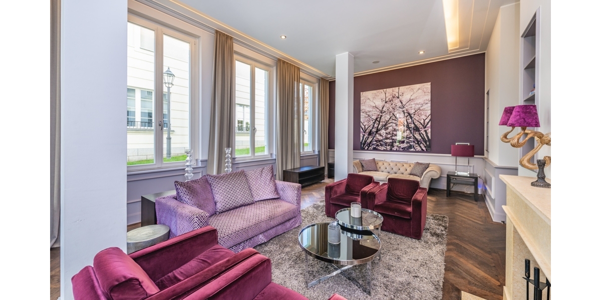Wohnen in hochwertigem Ambiente mit internationalem Flair. Möblierte 2 Zimmer-Dachterrassen-Wohnung - Einfamilienhaus Düsseldorf Heerdt | Angebot:26645368