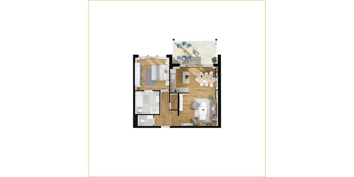 Etagenwohnung Solingen Central - 2 Zimmer, 77 m&sup2;, 1.277&euro; | Angebot:24783009
