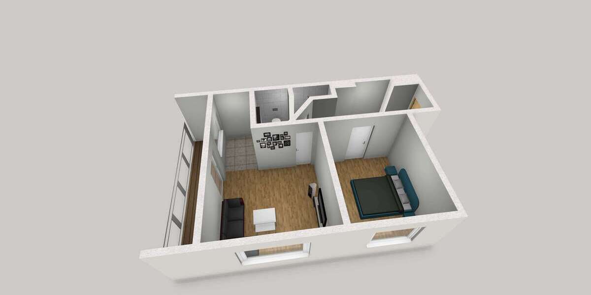 Etagenwohnung Ratingen Lintorf - 2 Zimmer, 50 m&sup2;, 540&euro; | Angebot:26991608