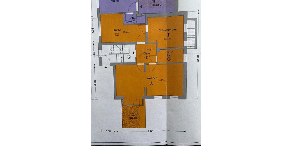 Erdgeschoßwohnung Köln Rodenkirchen - 3 Zimmer, 82 m&sup2;, 360.000&euro; | Angebot:26655396