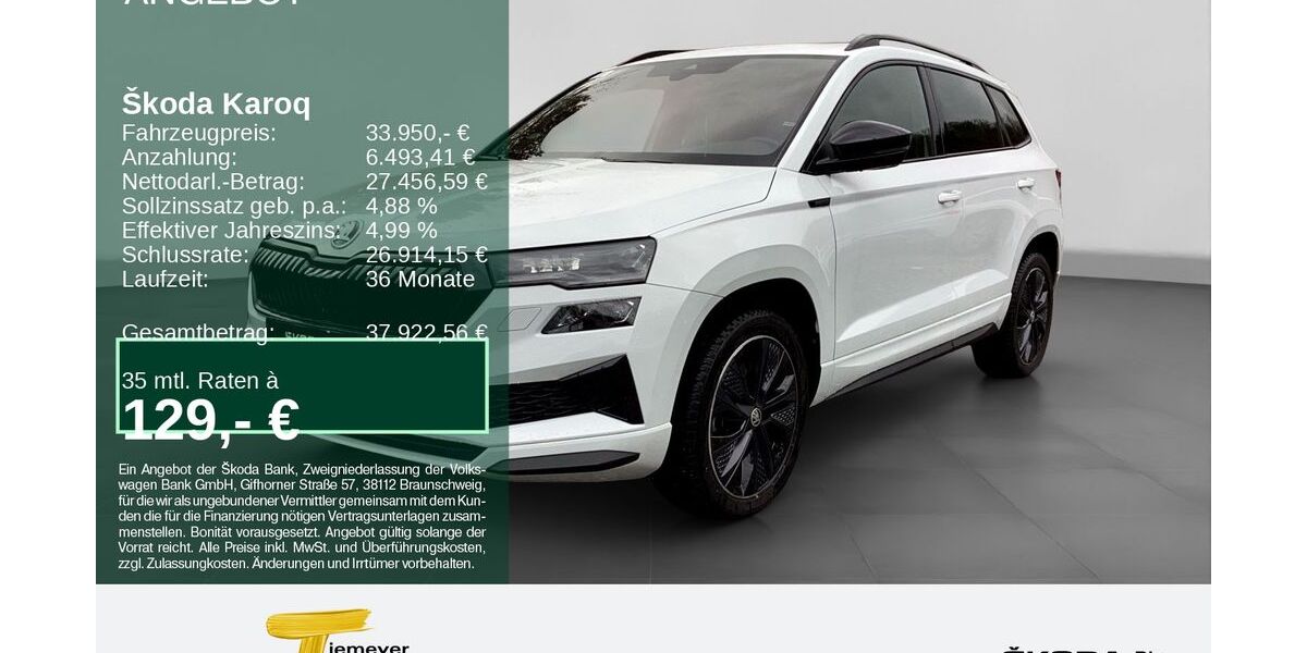 Skoda Karoq 10.649 km 33.950 &euro; Remscheid 42857