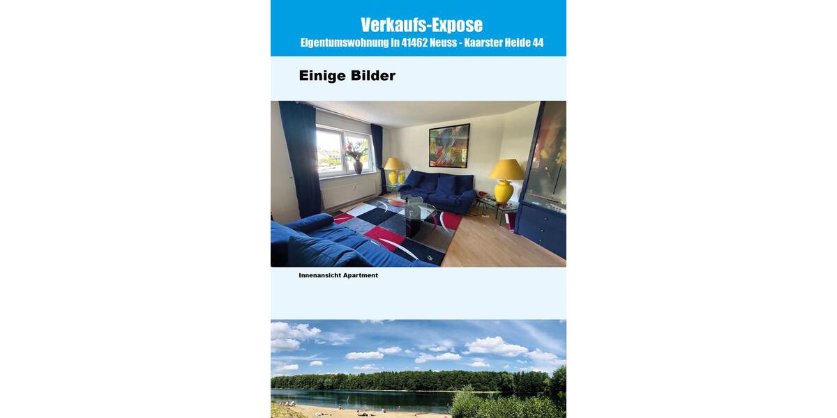 Etagenwohnung Neuss Furth-Mitte - 2 Zimmer, 48 m&sup2;, 135.000&euro; | Angebot:26716088