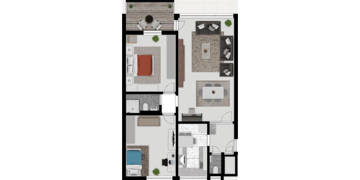 Etagenwohnung Bergisch Gladbach Gronau - 3 Zimmer, 86 m&sup2;, 950&euro; | Angebot:26680352