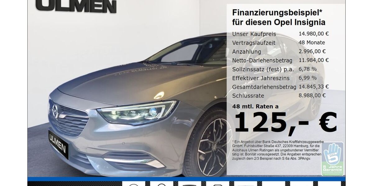 Opel Insignia 84.565 km 14.980 &euro; Ratingen 40880