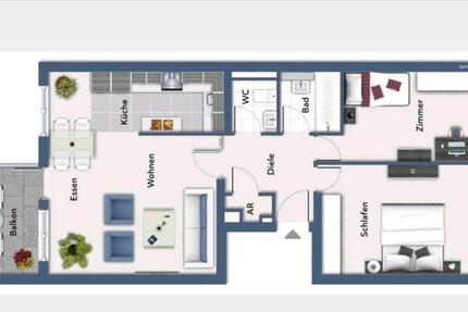 Wohnung Köln Mülheim - 3 Zimmer, 75 m&sup2;, 1.330&euro; | Angebot:26033840
