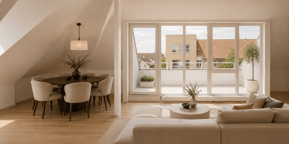 Etagenwohnung Meerbusch Necklenbroich - 3 Zimmer, 104 m&sup2;, 2.496&euro; | Angebot:27252567