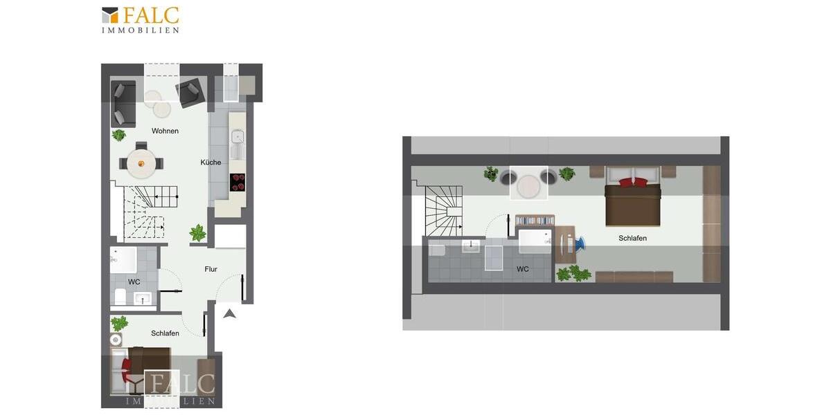 Dachgeschoßwohnung Köln Innenstadt - 3 Zimmer, 76 m&sup2;, 1.700&euro; | Angebot:25718748