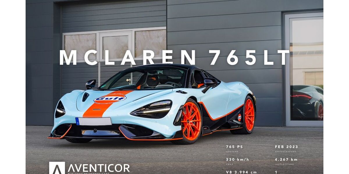 McLaren 765LT 4.270 km 559.000 &euro; Neuss 41464