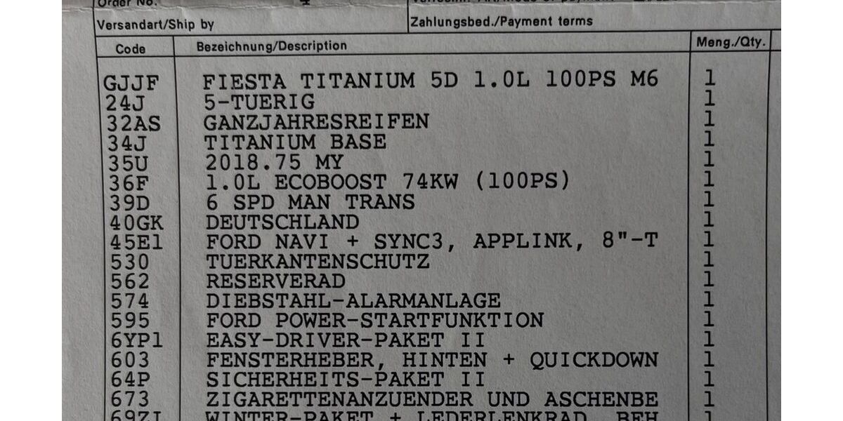 Ford Fiesta 18.800 km 12.000 &euro; Kerpen 50170