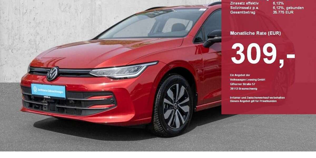VW Golf Variant 4.117 km 30.990 &euro; Düsseldorf 40474
