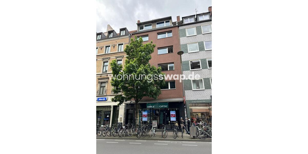 Etagenwohnung Köln Innenstadt - 3 Zimmer, 80 m&sup2;, 1.000&euro; | Angebot:24538905