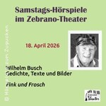 Fink und Frosch - Wilhelm Busch