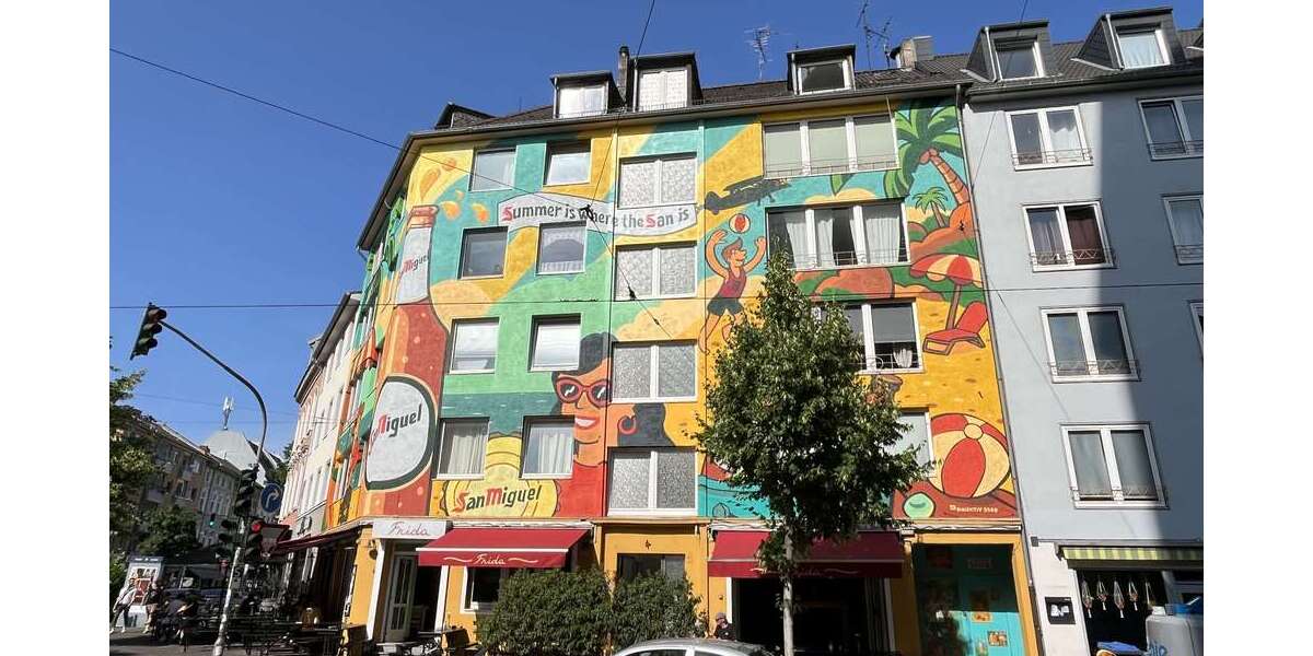 Etagenwohnung Düsseldorf Unterbilk - 2 Zimmer, 64 m&sup2;, 239.000&euro; | Angebot:26716990
