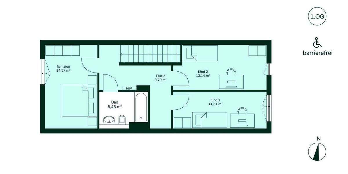 Etagenwohnung Düsseldorf Benrath - 4 Zimmer, 105 m&sup2;, 634.900&euro; | Angebot:25938916