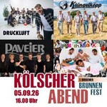 1. Horremer Brunnenfest 2026 - Klüngelköpp, Druckluft, Planschemalöör, Paveier