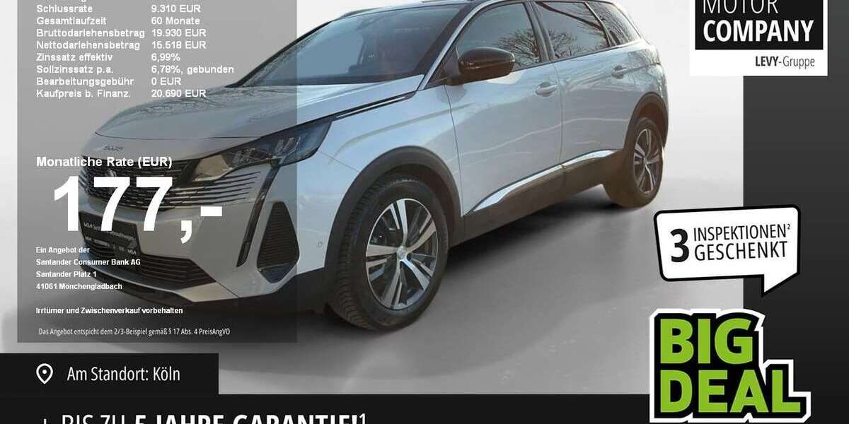 Peugeot 5008 58.360 km 20.690 &euro; Köln 50968