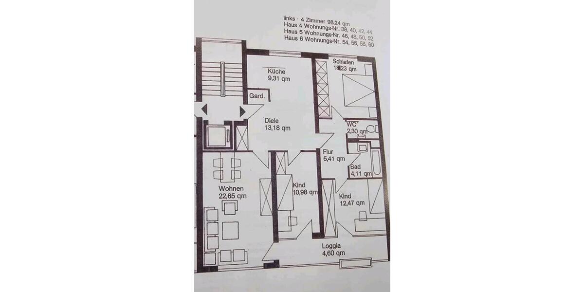Etagenwohnung Leverkusen Bergisch Neukirchen - 4 Zimmer, 84 m&sup2;, 249.000&euro; | Angebot:26051233