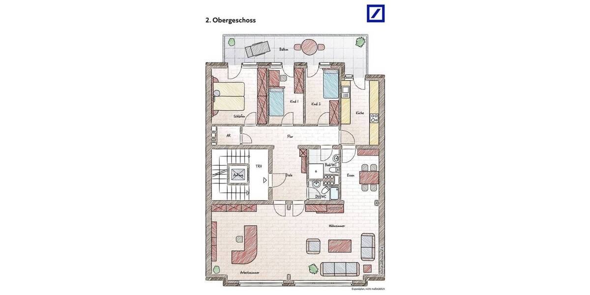 Etagenwohnung Düsseldorf Düsseltal - 5 Zimmer, 142 m&sup2;, 798.000&euro; | Angebot:25970446