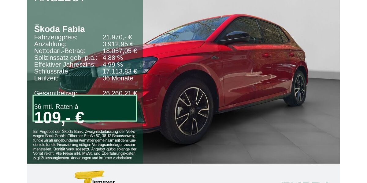 Skoda Fabia 18.128 km 20.770 &euro; Remscheid 42857