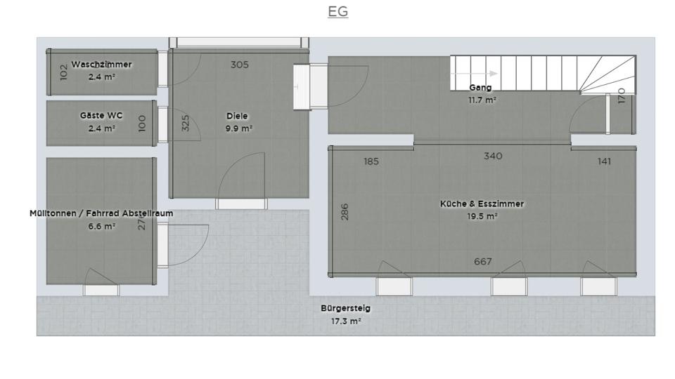 Reihenhaus Elsdorf - 4 Zimmer, 125 m&sup2;, 1.290&euro; | Angebot:25657665