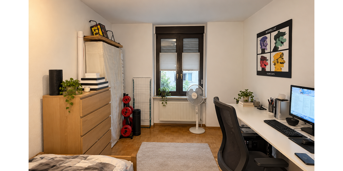 Etagenwohnung Düsseldorf Oberbilk - 1 Zimmer, 33 m&sup2;, 99.000&euro; | Angebot:27344945