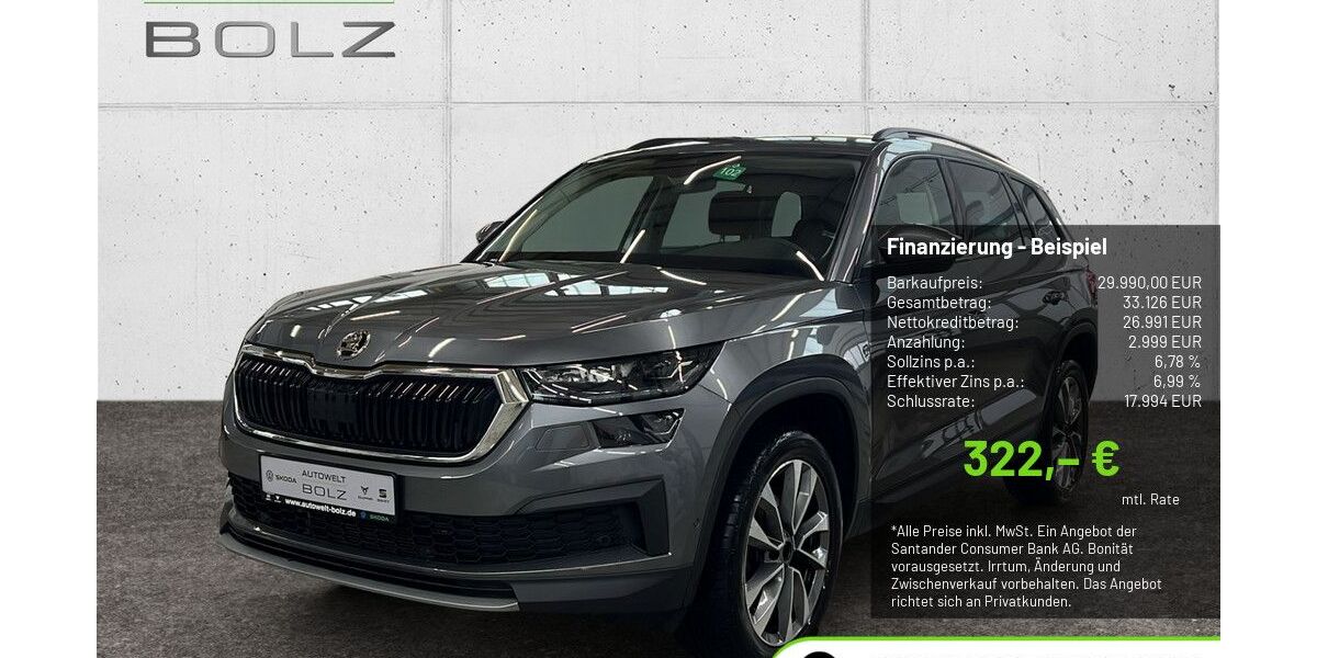 Skoda Kodiaq 54.356 km 29.990 &euro; Pulheim-Brauweiler 50259