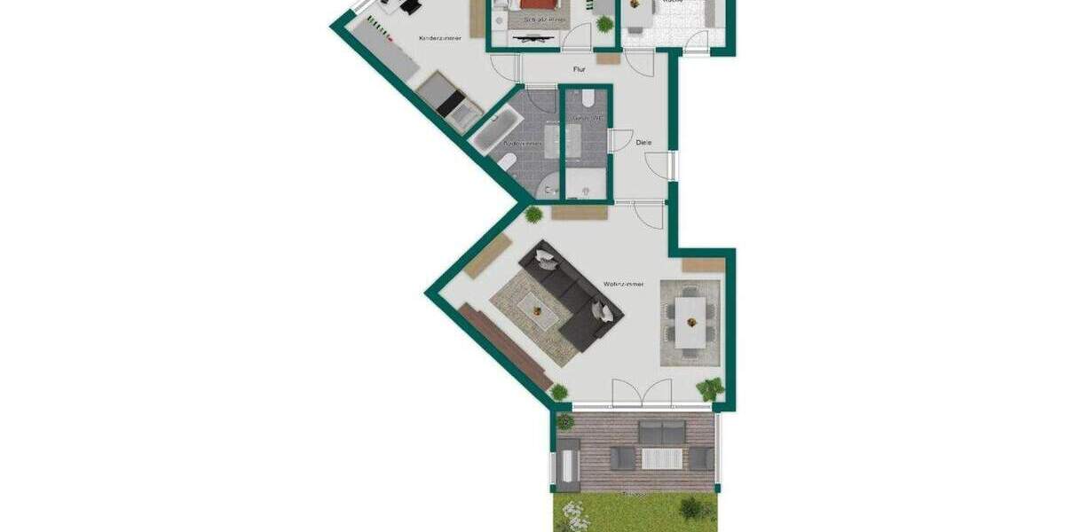 Etagenwohnung Köln Lövenich - 3 Zimmer, 92 m&sup2;, 489.000&euro; | Angebot:25749593