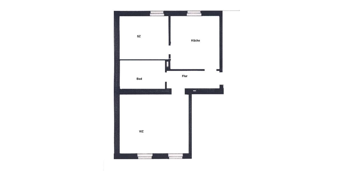 Etagenwohnung Ratingen - 2 Zimmer, 65 m&sup2;, 950&euro; | Angebot:25084531
