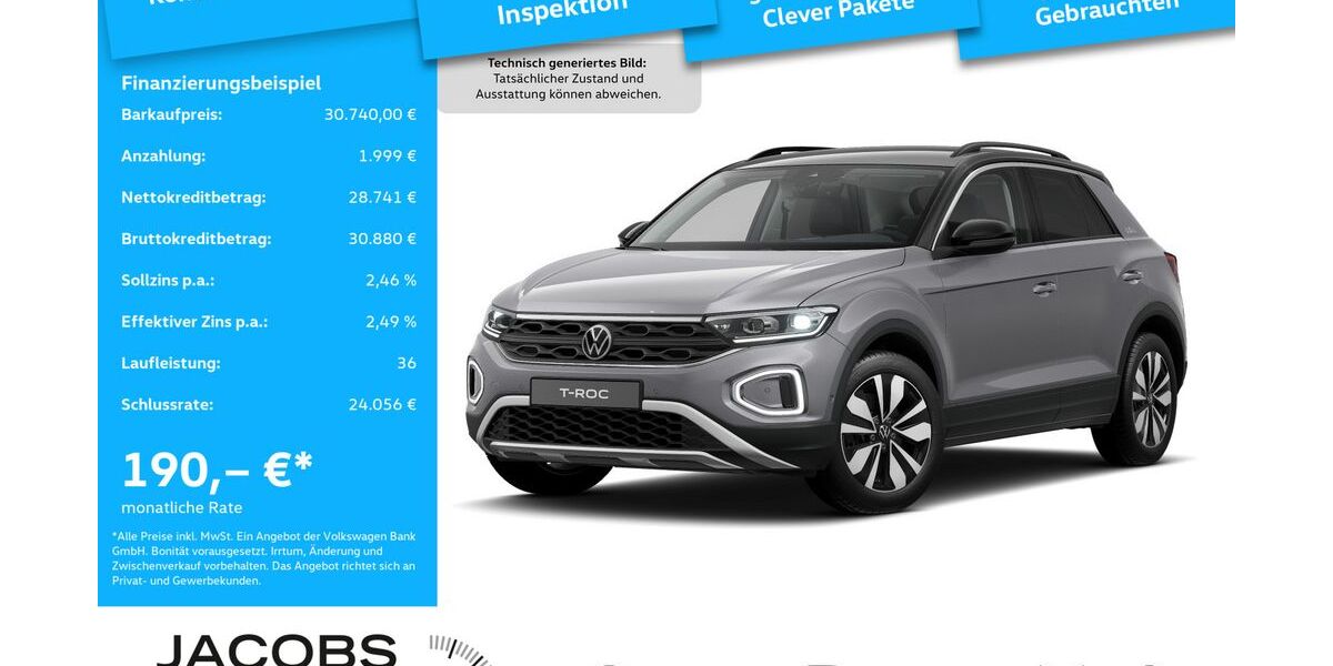 VW T-Roc 6.844 km 30.470 &euro; Bergheim 50126