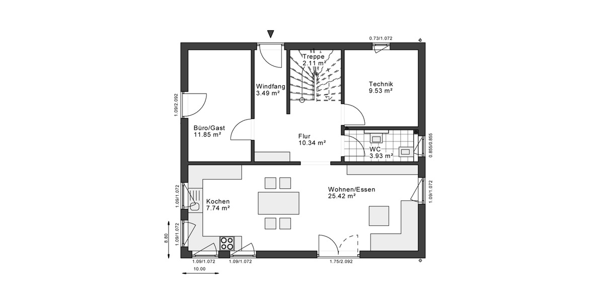 Einfamilienhaus Leichlingen (Rheinland) Leichlingen - 4 Zimmer, 151 m&sup2;, 599.600&euro; | Angebot:25734251