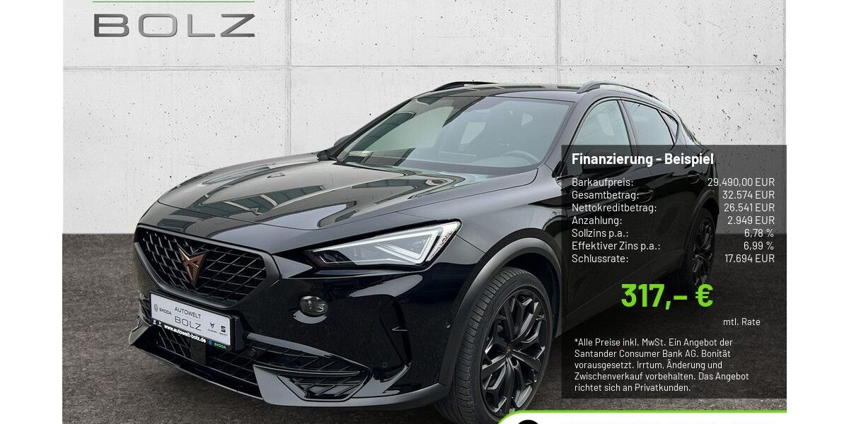 Cupra Formentor 34.626 km 29.490 &euro; Pulheim-Brauweiler 50259