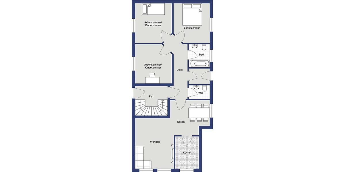 Erdgeschoßwohnung Solingen Ohligs - 4 Zimmer, 86 m&sup2;, 275.000&euro; | Angebot:27251768
