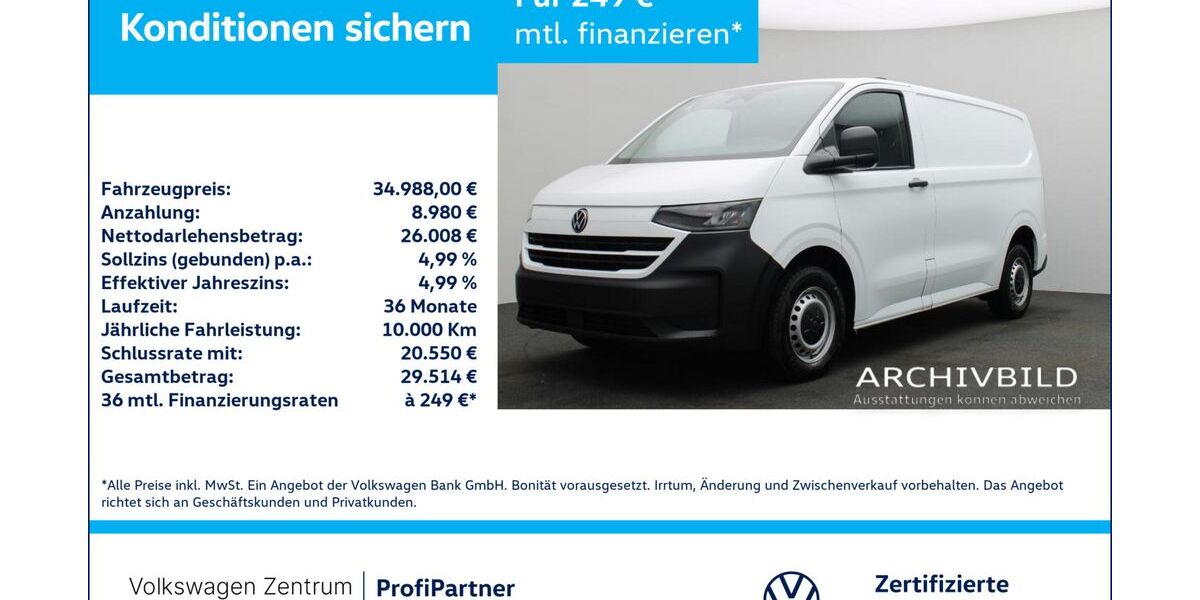 VW T7 Transporter 15.466 km 34.988 &euro; Leverkusen 51379