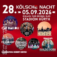 28. Kölsche Nacht 2026 - Open Air Konzert 05.09.2026 Stadion Alt-Hürth