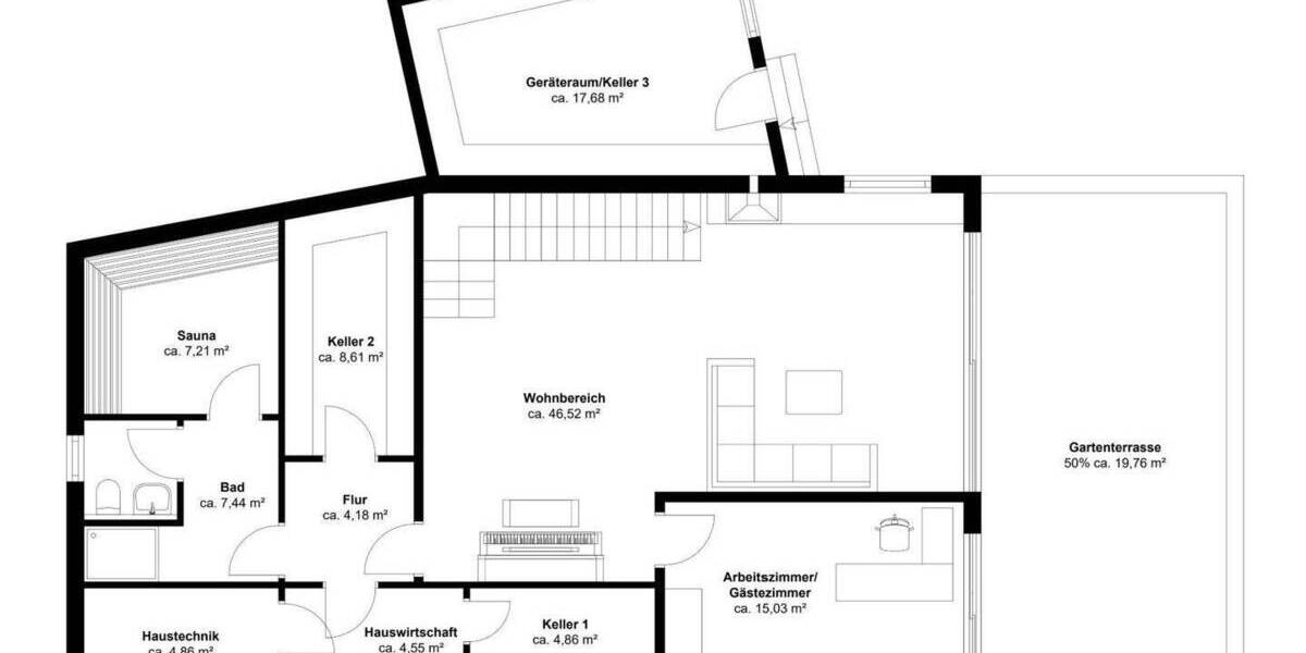 Einfamilienhaus Bergisch Gladbach Nußbaum - 6 Zimmer, 276 m&sup2;, 1.440.000&euro; | Angebot:25738347