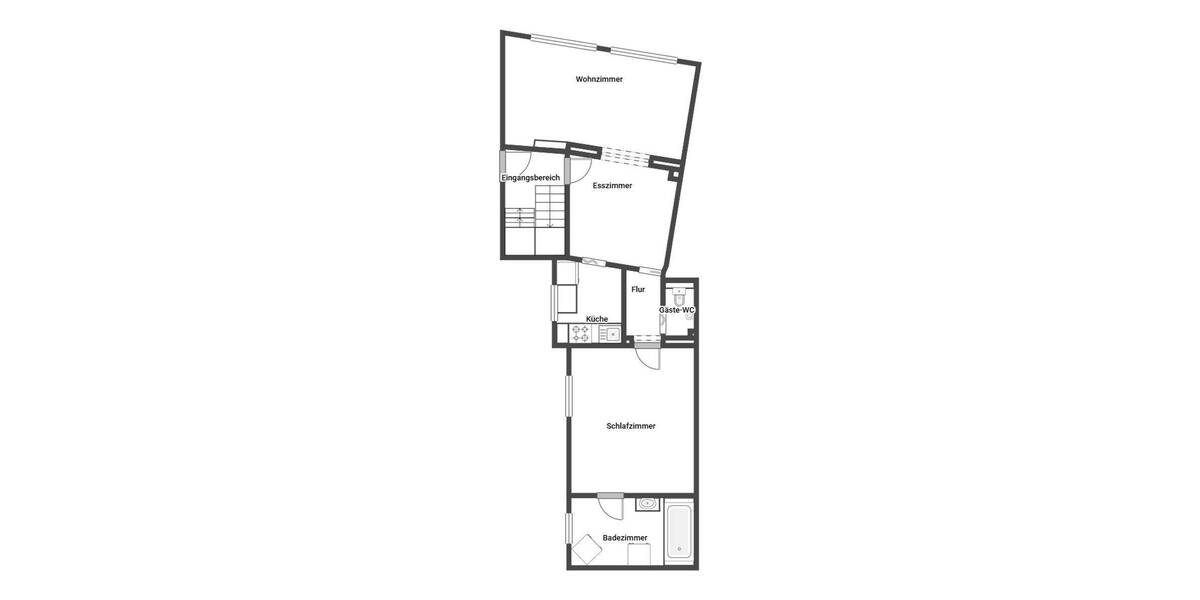 Etagenwohnung Hürth Efferen - 2 Zimmer, 60 m&sup2;, 229.000&euro; | Angebot:26501765