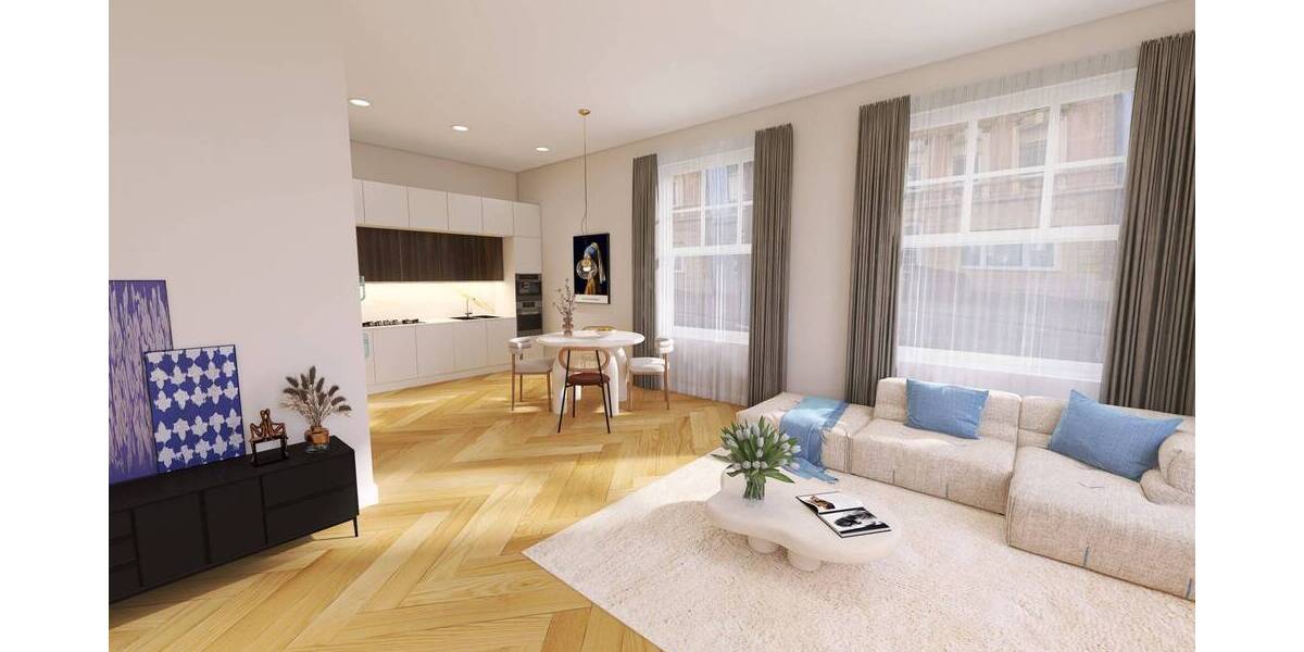 Etagenwohnung Düsseldorf Ludenberg - 2 Zimmer, 67 m&sup2;, 415.000&euro; | Angebot:25738332