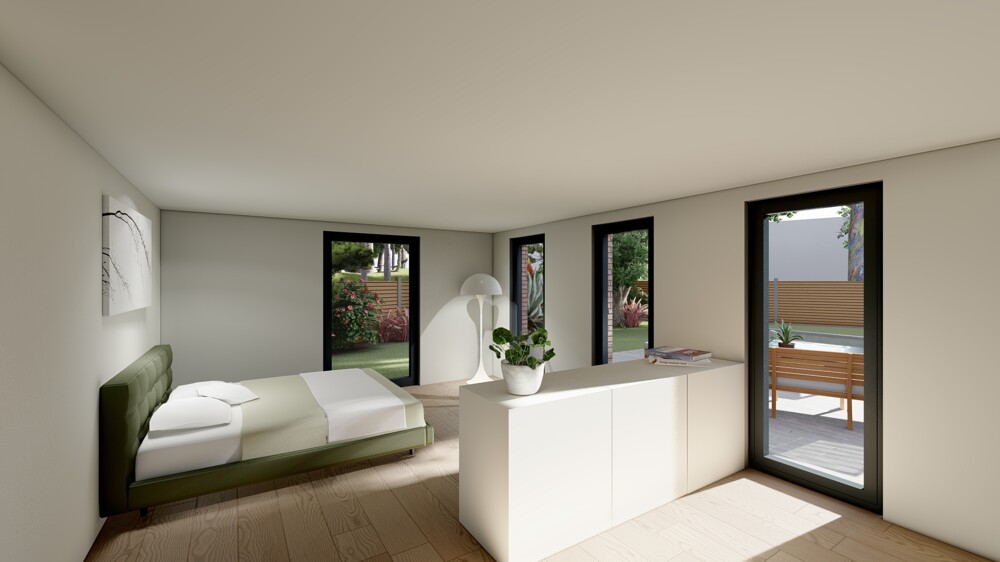 Architektenvilla am Waldrand - Bauhausbungalow mit Dachterrasse, Doppelgarage und exklusiver Privatsphäre - Villa Bensberg Bensberg | Angebot:26066161