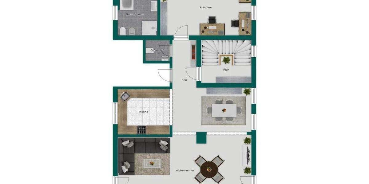 Einfamilienhaus Leverkusen Quettingen - 8 Zimmer, 285 m&sup2;, 989.000&euro; | Angebot:25900055