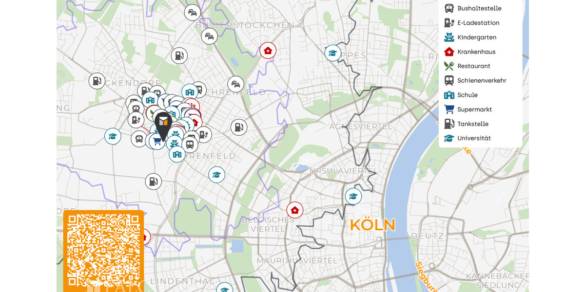 Mehrfamilienhaus, Wohnhaus Köln Ehrenfeld - 3 Zimmer, 919 m&sup2;, 2.475.000&euro; | Angebot:25743060
