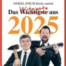 ONKeL fISCH blickt zurück - WDR 2 Zugabe Pur Jahresrückblicksshow 15.12.2026 Scala Club