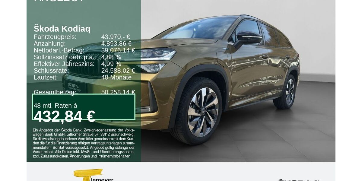 Skoda Kodiaq 6.647 km 43.970 &euro; Remscheid 42857