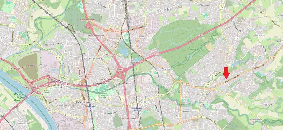 Erdgeschoßwohnung Leverkusen Schlebusch - 4 Zimmer, 91 m&sup2;, 1.500&euro; | Angebot:25407808