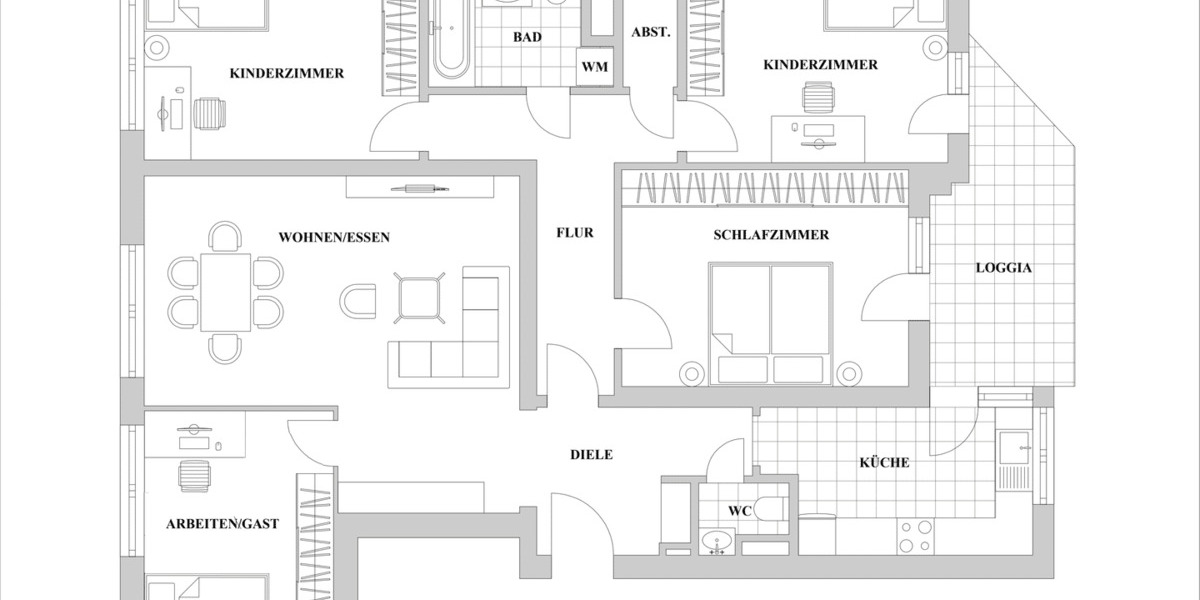 Etagenwohnung Düsseldorf Unterbilk - 5 Zimmer, 119 m&sup2;, 685.000&euro; | Angebot:26528298