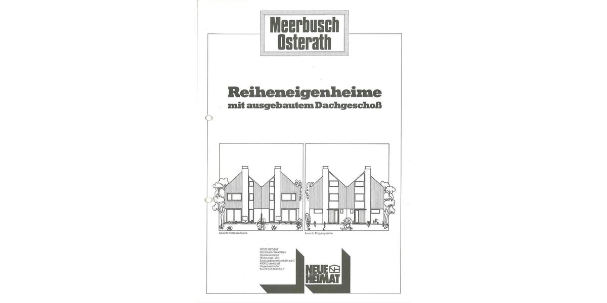 Reihenhaus Meerbusch - 5 Zimmer, 120 m&sup2;, 569.000&euro; | Angebot:25660275